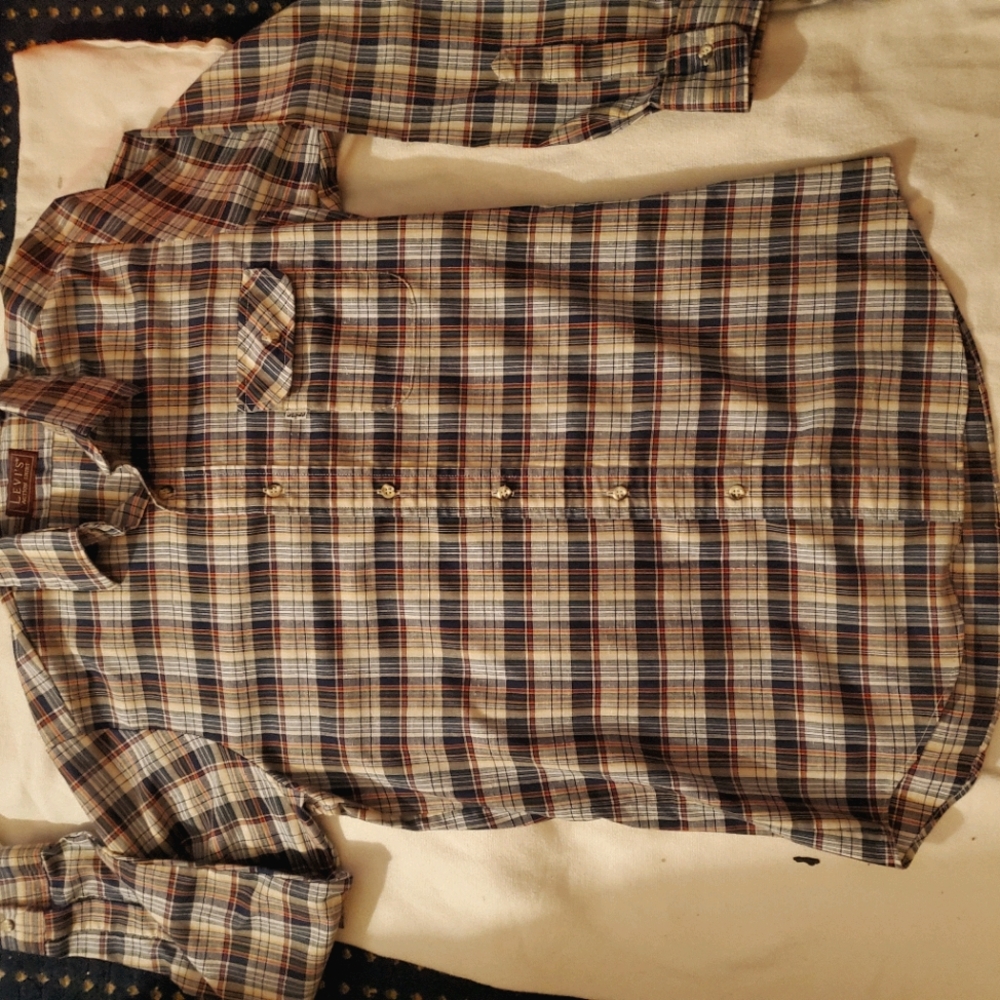 Vintage Levi's Action Shirt large button down